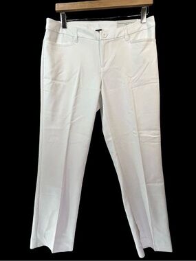 Christopher and Banks White The Perfect Pant Mid Rise Trouser NWT Size 10